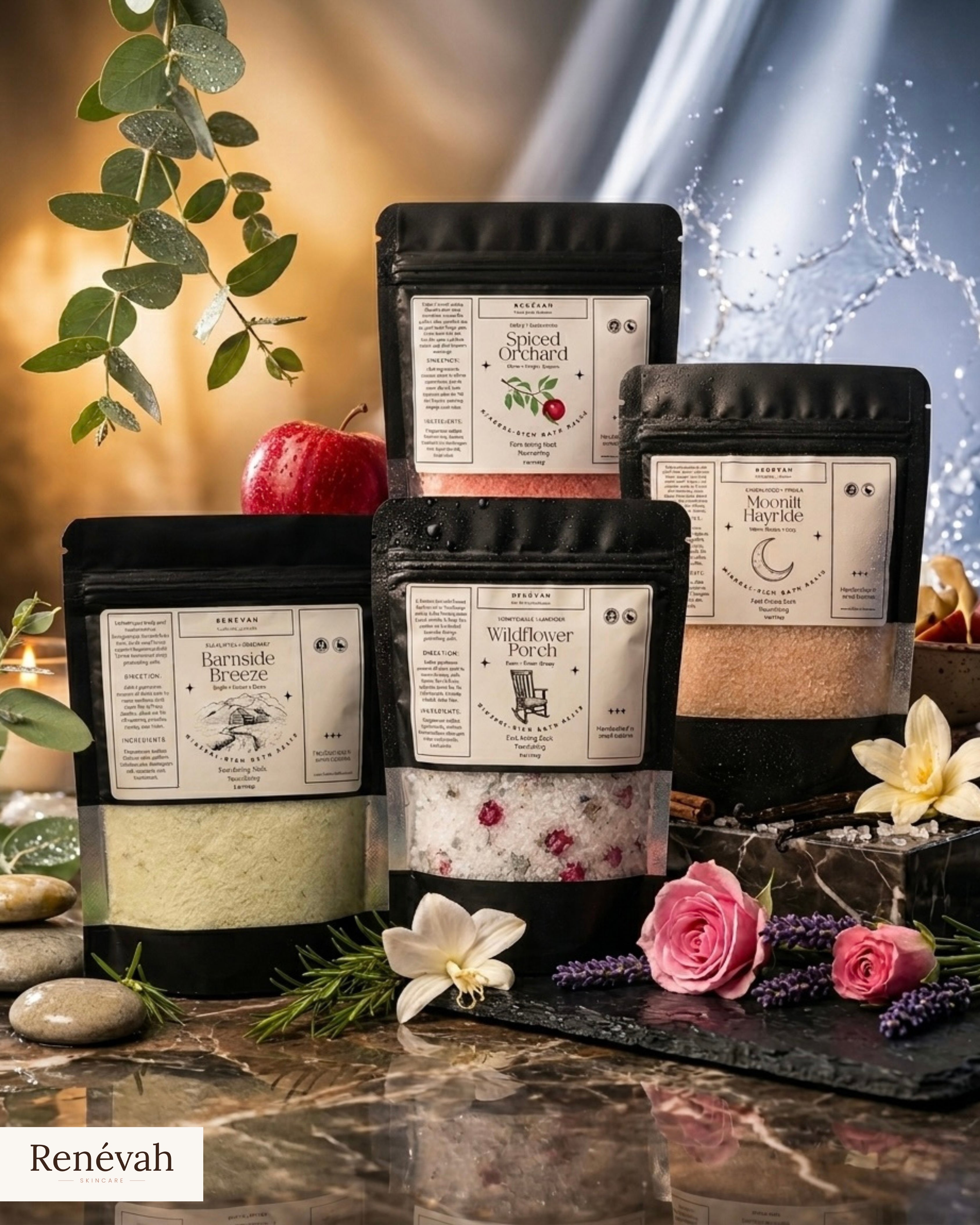 Renévah Bath Salt Collection — All 4 Scents