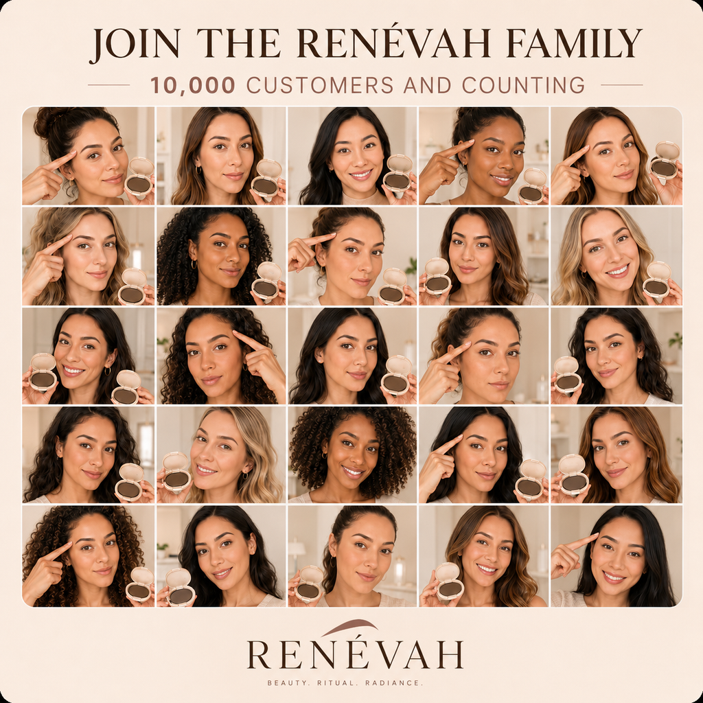 RENÉVAH Brow Stamp Kit contents view