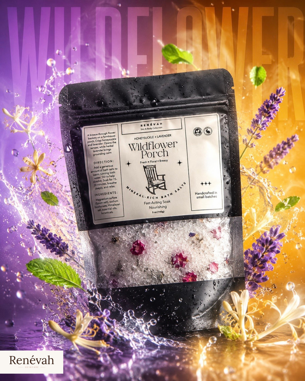 Wildflower Porch Mineral Rich Bath Salt