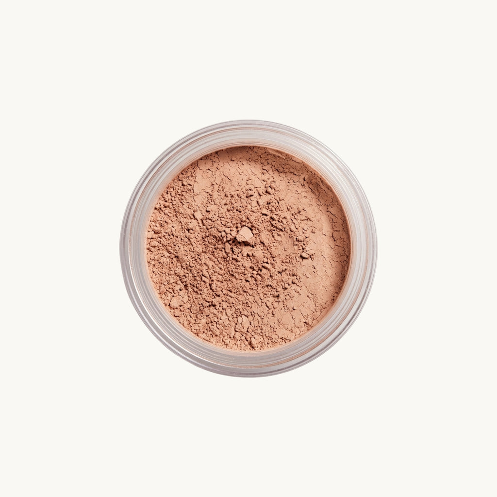 Peach Silk loose mineral blush in nude peach