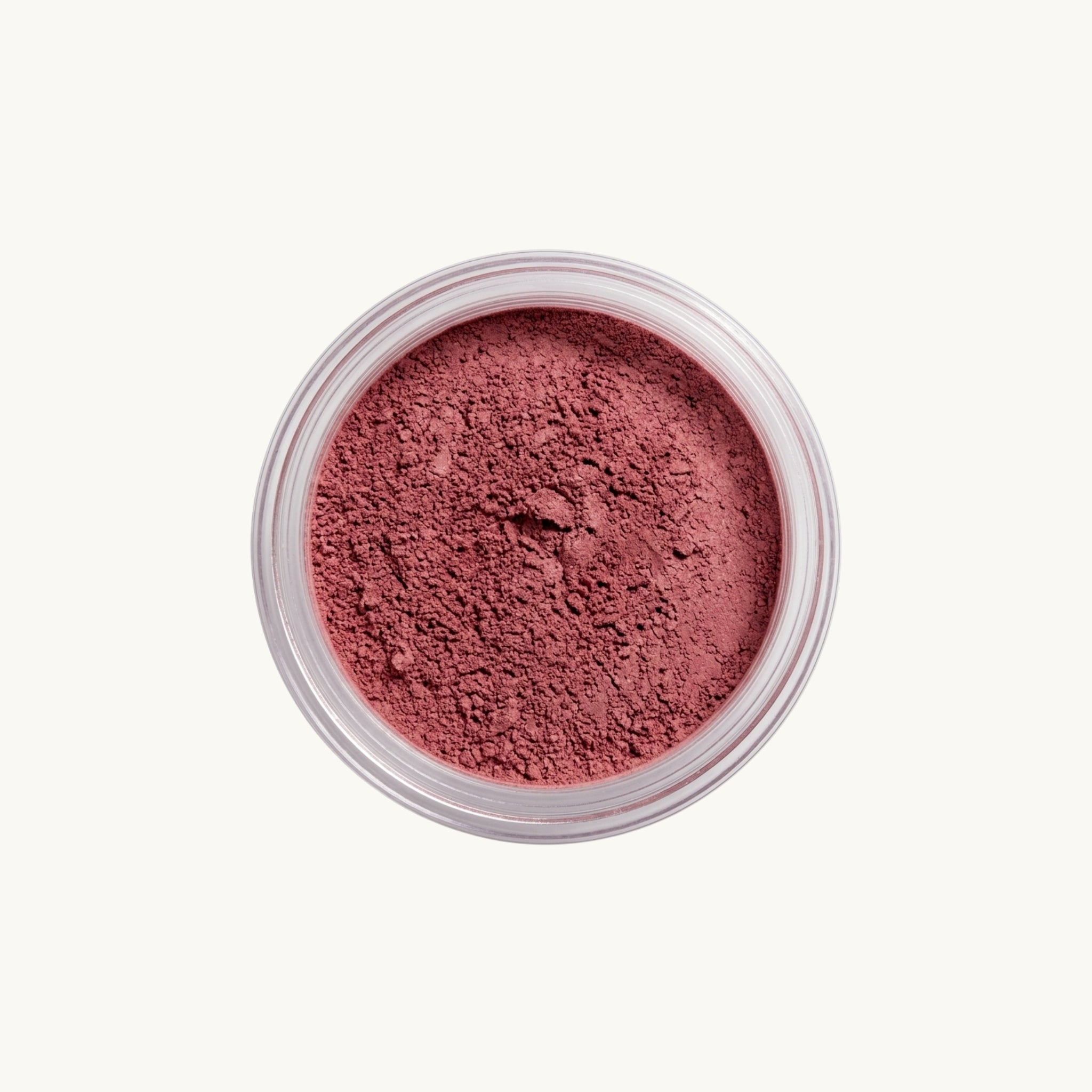 Rosé Aura loose mineral blush in dusty rose