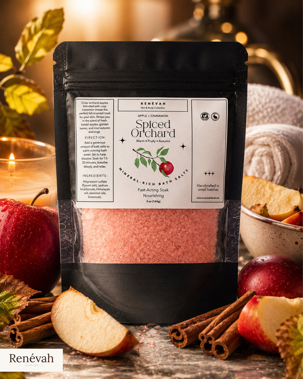Spiced Orchard Mineral Rich Bath Salt