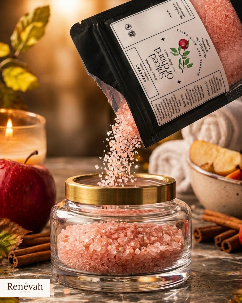 Spiced Orchard Mineral Rich Bath Salt
